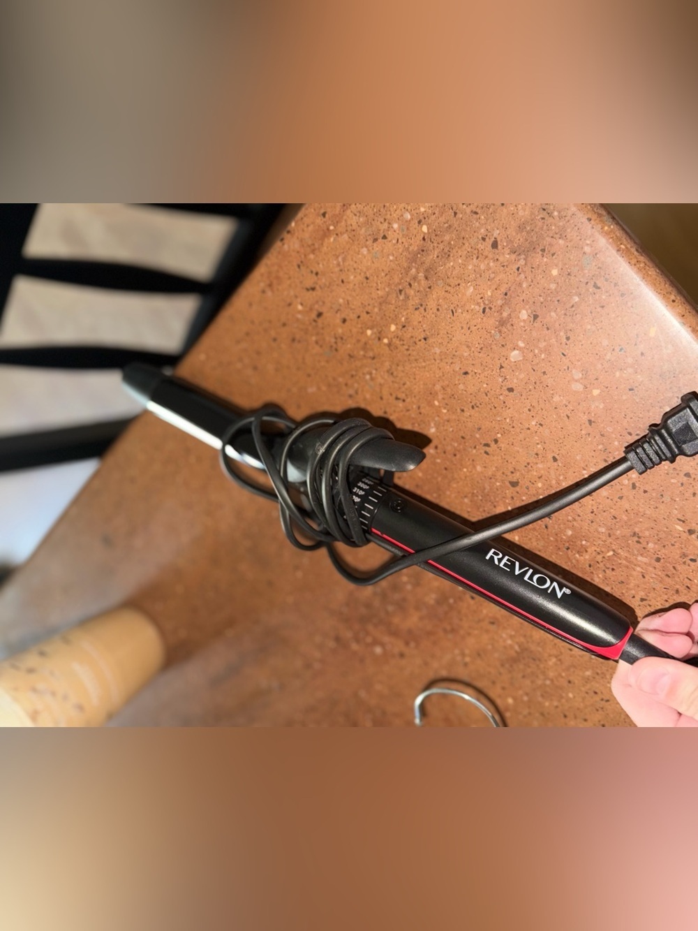 Revlon Black and Red Curling Iron